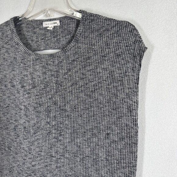 Rag And Bone Knit Top Muscle Tee S Cut Out Drape Back Detail Pullover Casual - Picture 3 of 8
